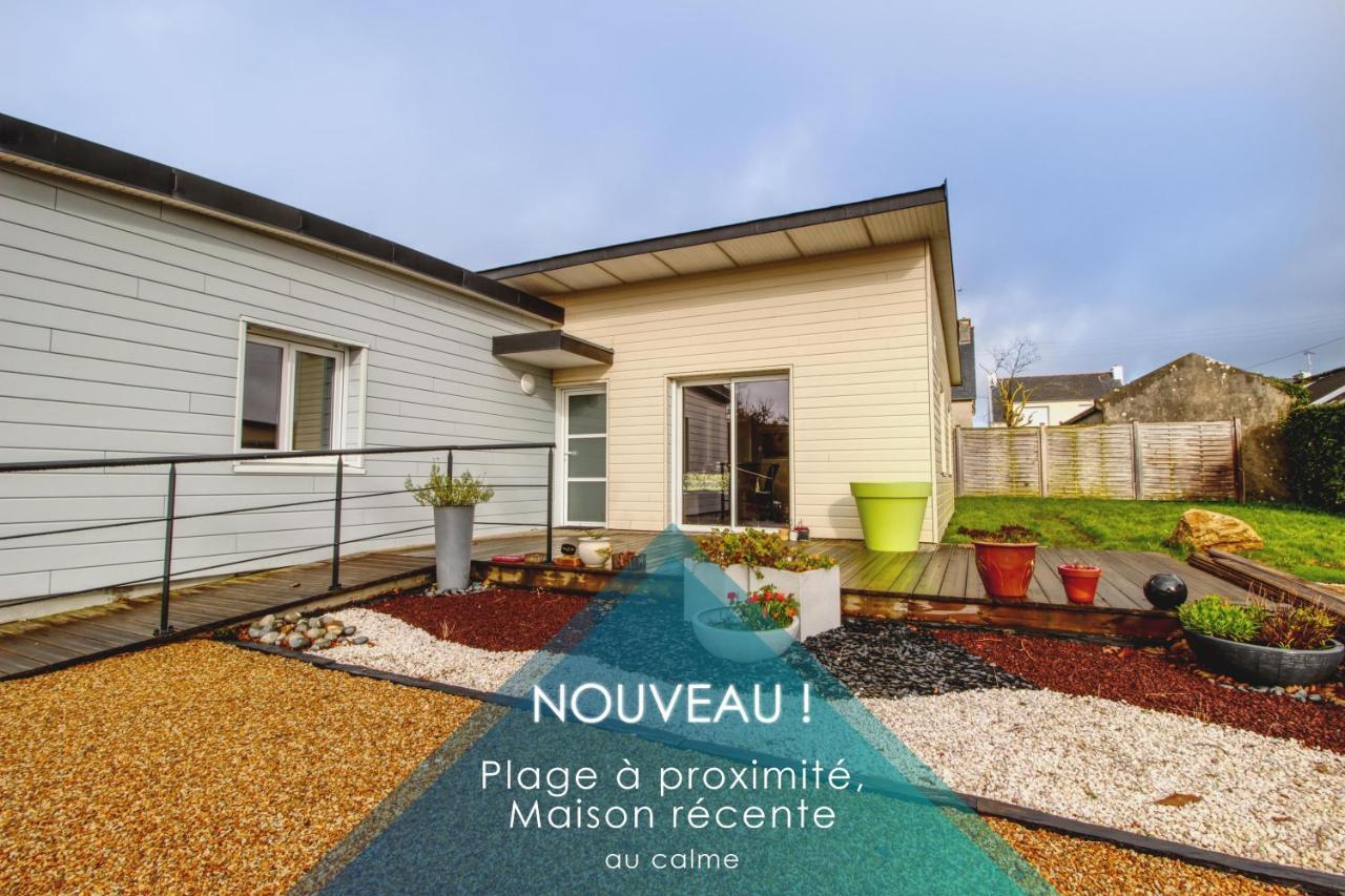 Maison Koant Ker - Proche Plage Tregana, Cadre Agreable Et Reposant, Sympathique Maison Au Calme Avec Petite Vue Mer Apartment Locmaria-Plouzane Bagian luar foto
